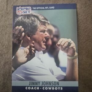 NFL Pro Set Cowboys Coach Card